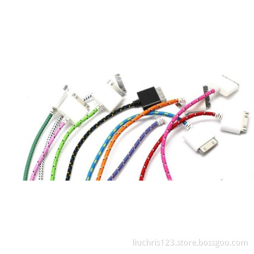 Good quality braided Data Cable for iphone4 cable